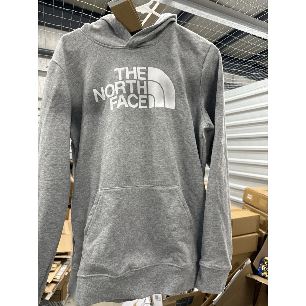 The North Face Kids' XXL(18-20) Evolution Half Dome Pullover Hoodie Grey NWT